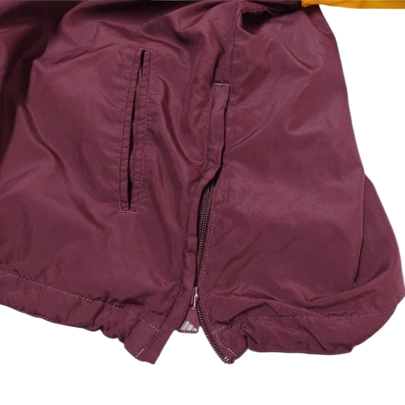 Adidas Sun Devils Men's Burgundy Windbreaker Jacket Size L - Picture 4 of 8